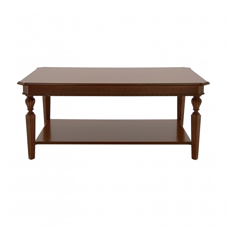classic style wooden low rectangular table