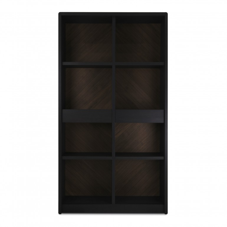 Contemporary Style Bookcase Made of Wood Moon | Sevensedie