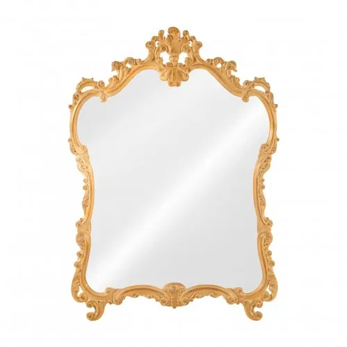 Italian hand carved mirror in baroque style