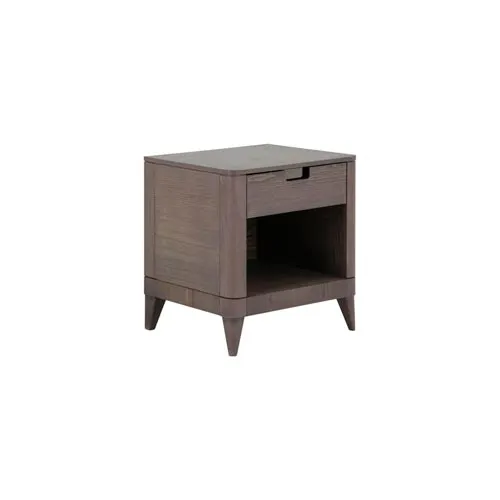 Modern Italian nightstand cabinet in ashwood