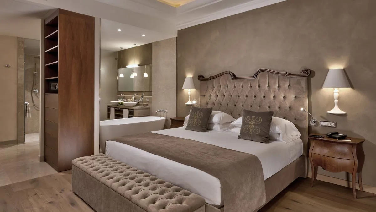 Bespoke-made hotel room furniture for the Lotte Hotel in S.Petersburg, Russia